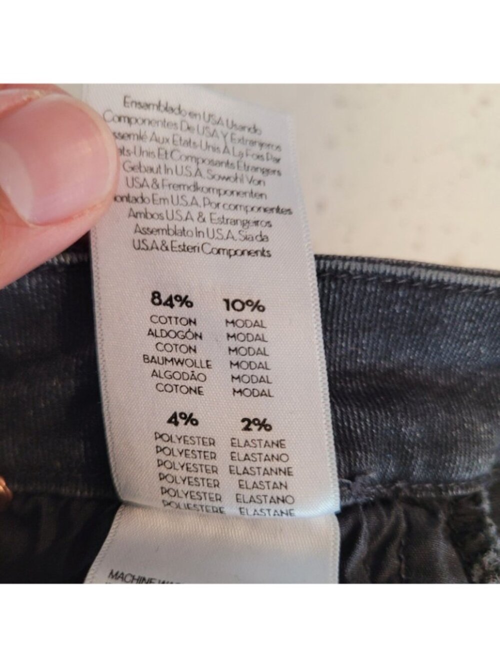 Mother The Looker Jeans Womens 24 Black Cat Got Your Tongue Wash Stretch Denim - Picture 9 of 14